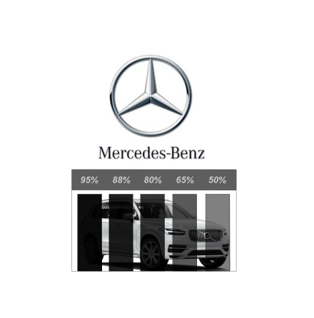 Ferdigskåret profesjonell solfilm - Mercedes-Benz